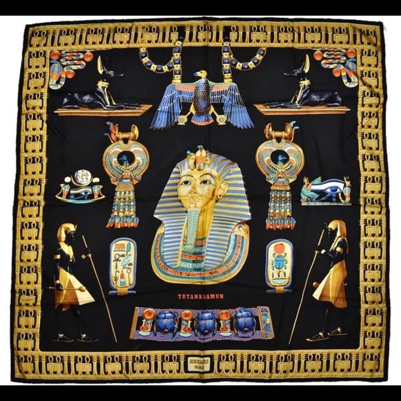 Hermes Accessories - Hermès Black Paris King Tutankhamun